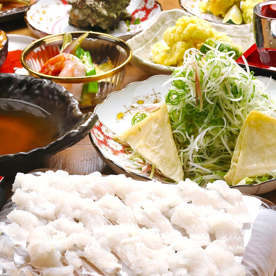 [Spring welcome/farewell party] Special plan featuring Sakura sea bream and Kyoto mochi pork shabu-shabu as main dishes ★ 5,000 yen with all-you-can-drink