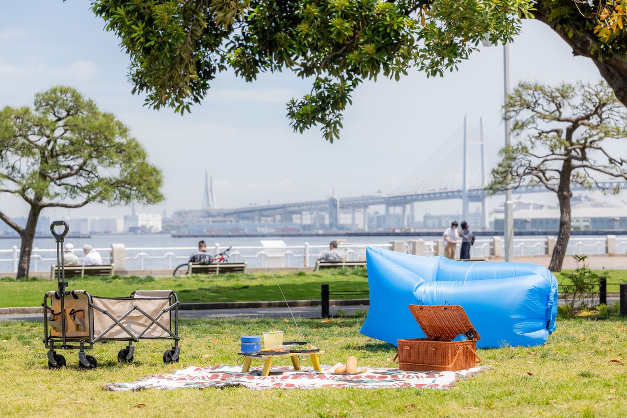 【緑豊かな公園の芝生の上で優雅な朝食を♪】 MORNING PICNICセット
