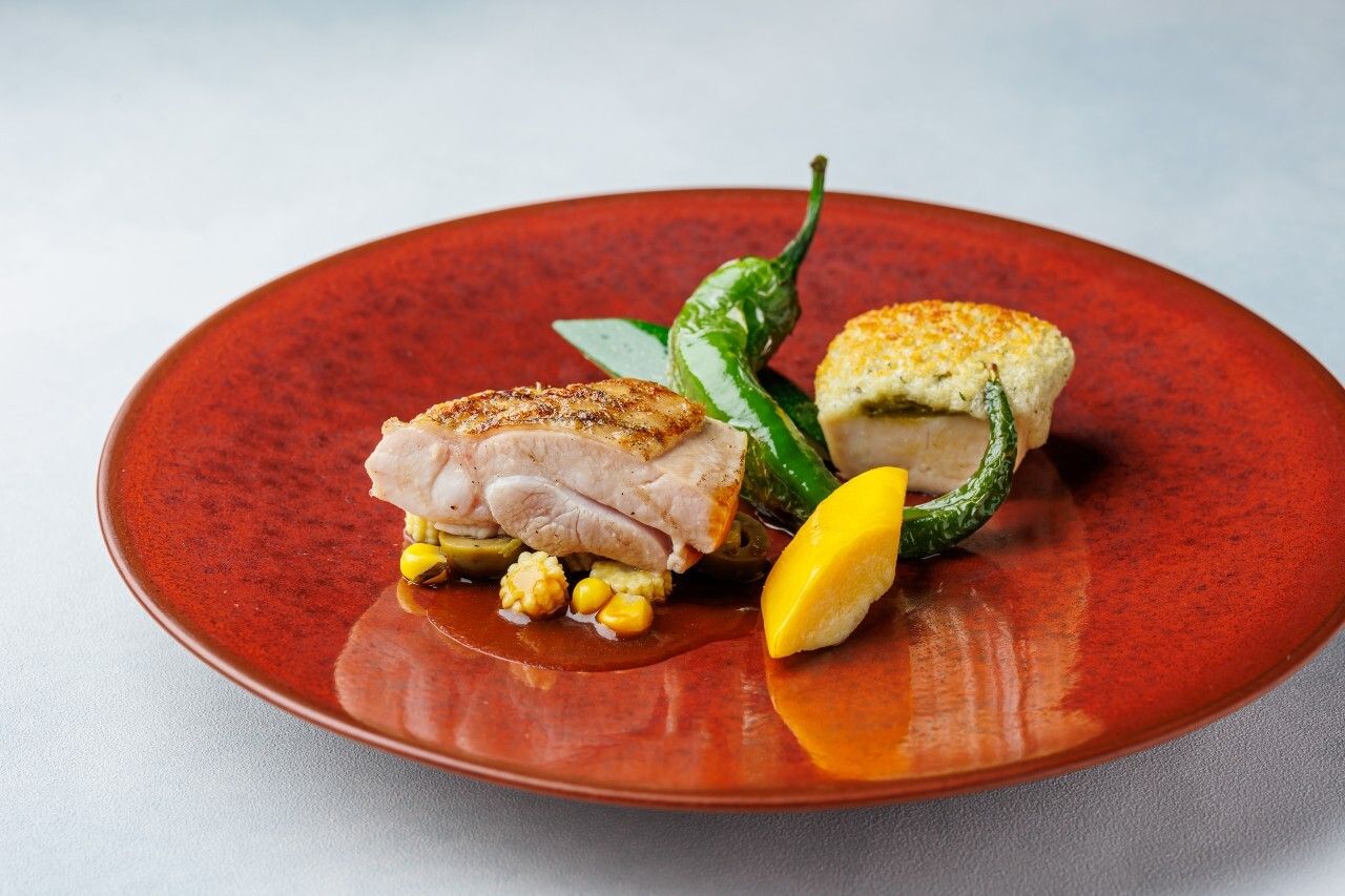 鴨川 京フレンチ｜春の訪れ　苺のデセールを愉しむ4品