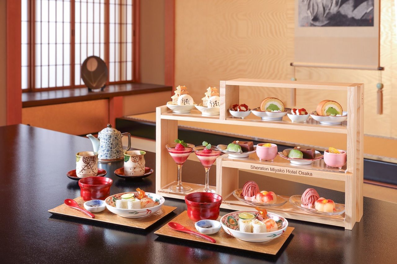 【平日20名限定】Night 和 sweets ～和食の料理長が作る和のアフタヌーンティー　1/13～2/28