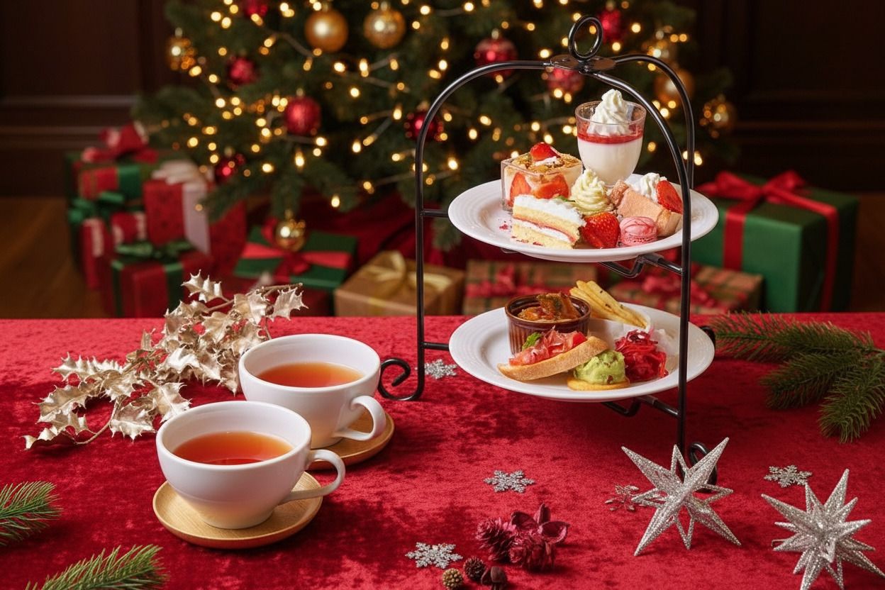 [AtoZcafe★Winter Afternoon Tea] Enjoy the taste of seasonal fruits +drink