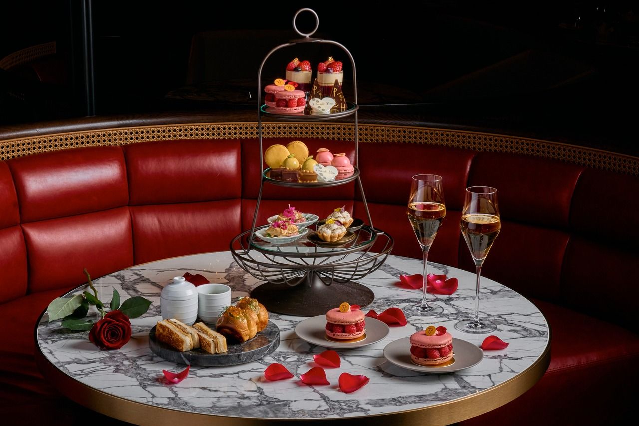 Pierre Hermé Paris Floral infusion afternoon tea“Includes a glass of champagne” 