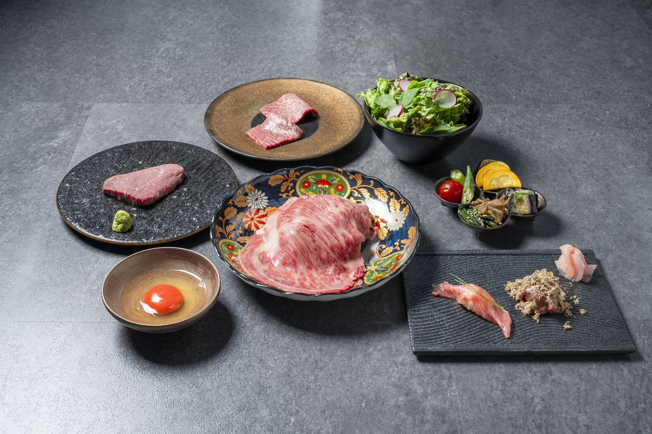 前菜＆握り寿司＆和牛焼肉おまかせKINGシャトーブリアン＆トリュフ