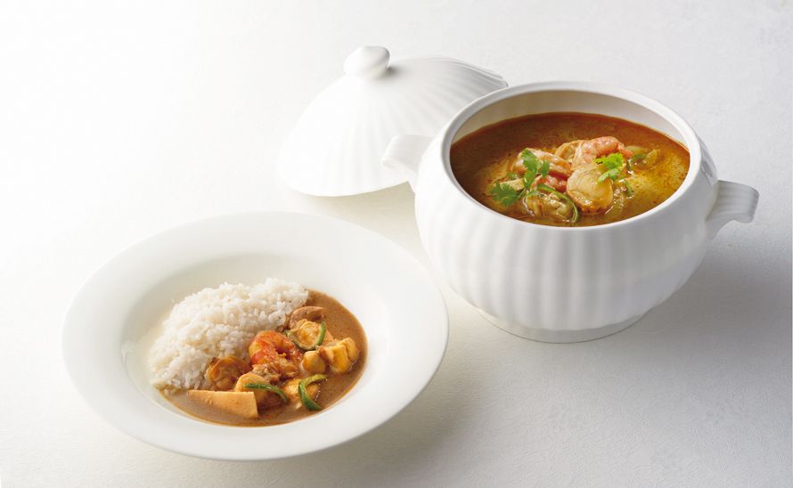 [Specialty: Thai-style seafood curry, petit salad, ice cream, and after-meal drink included] (Online reservations only) Click here for details from April 2026 onwards