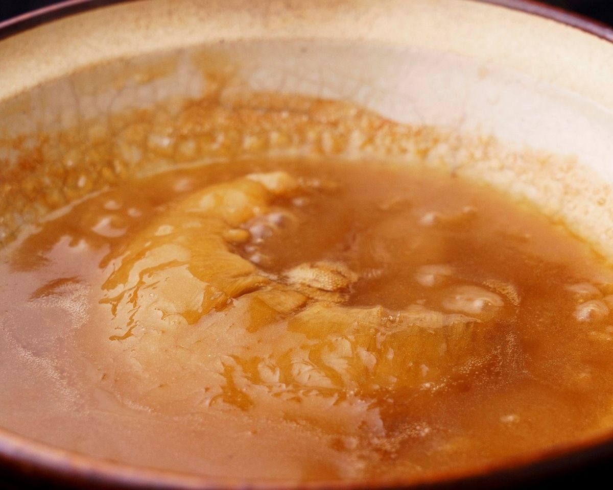 季節食材とフカヒレのコース