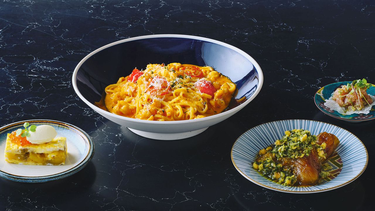  Naniwa Quick Lunch - 3 small appetizers and your choice of main dish