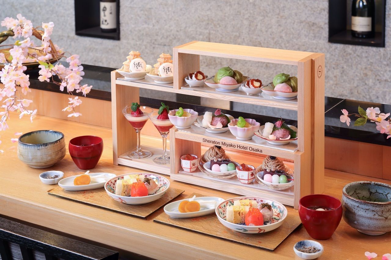 【数量限定】Night 和 sweets・春の彩り ～和食の料理長が作る和のアフタヌーンティー～(3/1～4/30)