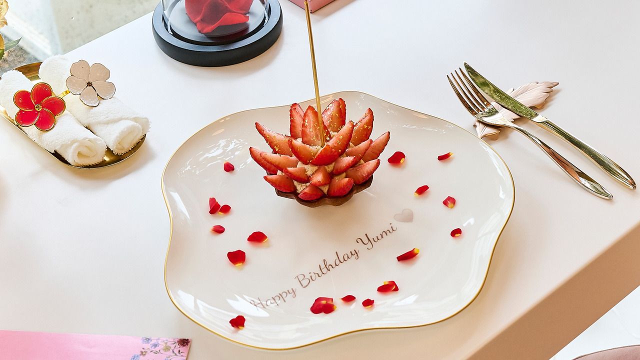 Message sur l'assiette