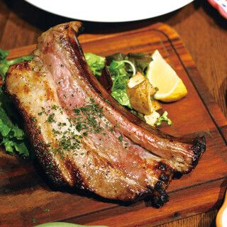 Our most popular dish! Daniel's signature spare rib course: 6000 yen