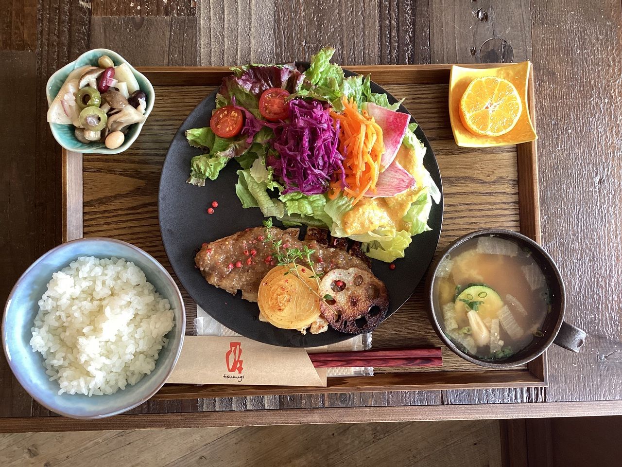 [A] Tsumugi Lunch - Tsumugi Fermented Pork Steak