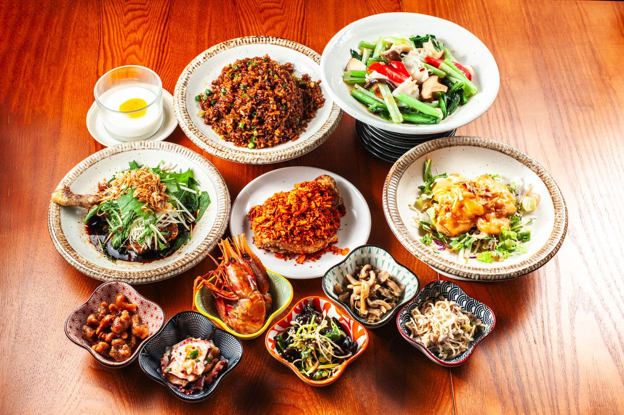 【Menú Ginza Irodori】 Menú exclusivo de la tienda de Ginza que incluye platos muy populares. 7,700 yenes