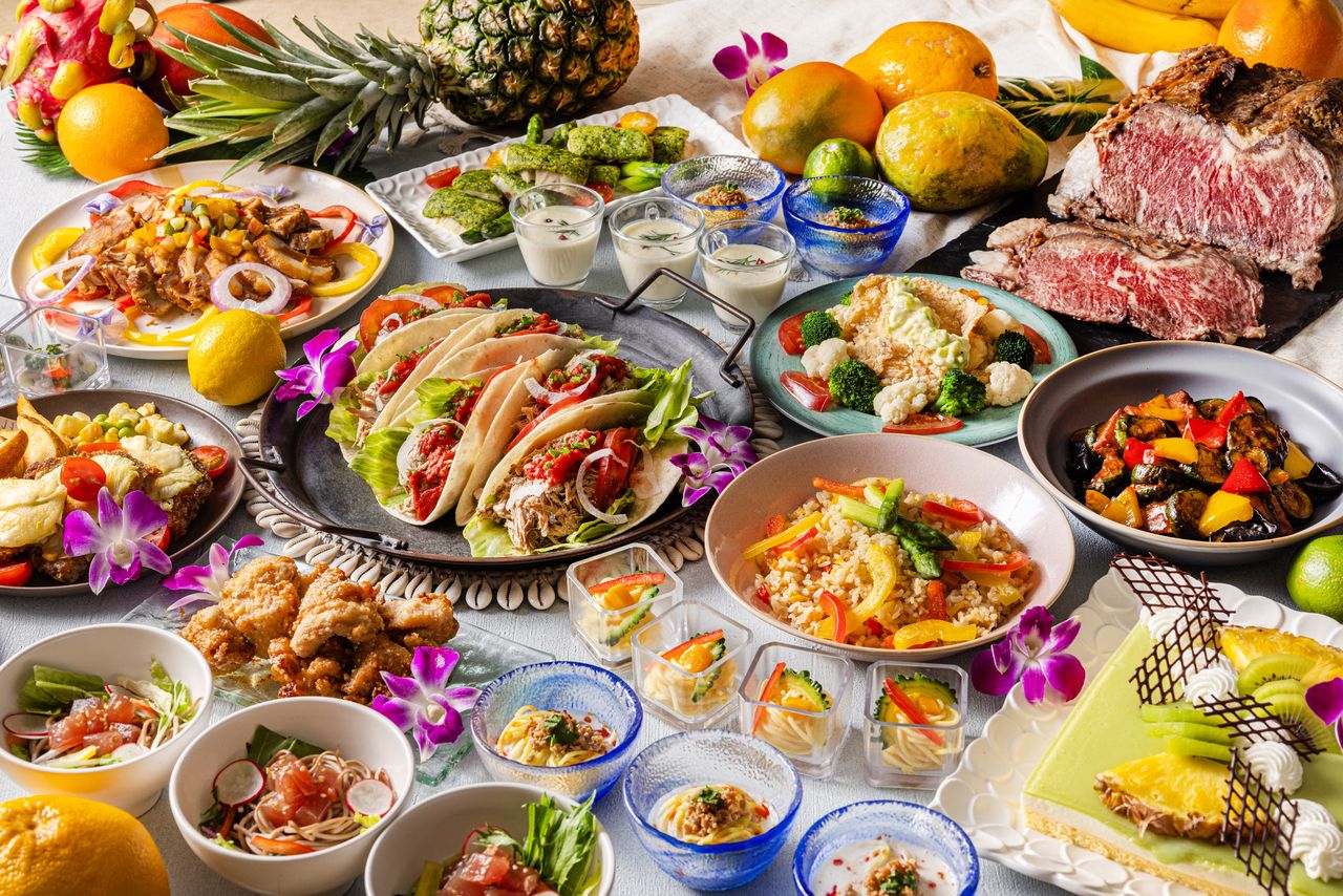 Special Offer [Members-Only Plan] Valid dates: August 29 & 30. Adult Hawaiian lunch buffet (120-minute limit)