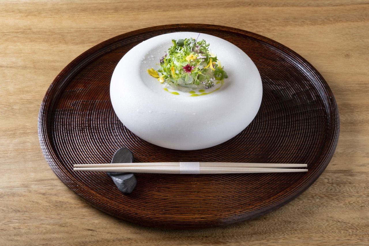 Omakase Course celebrating the grand opening