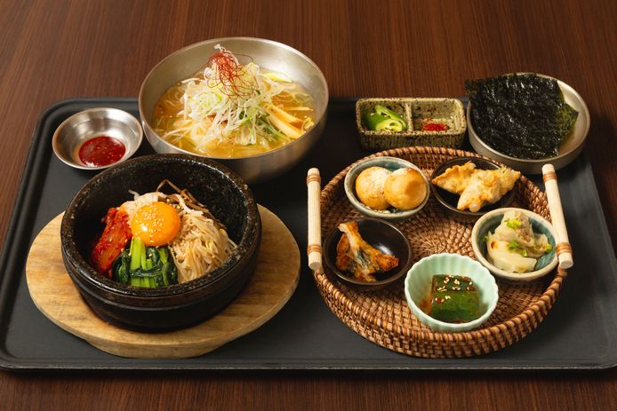 【WEB限定ランチ】熱々石焼とさっぱり麺の贅沢コンビ「ビビンバ冷麺御膳」 2,500円（税込）