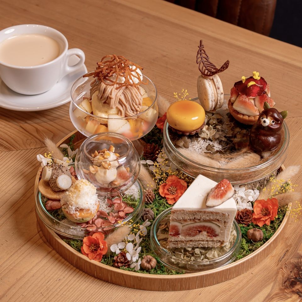 【Weekdays only】 Autumn Fruit Afternoon Plate 