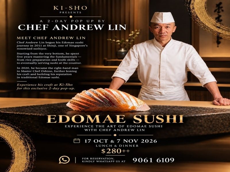 Edomae Sushi pop-up by Chef Andrew Lin