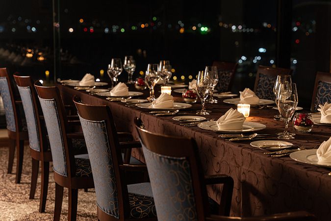 French restaurant "Blue Foncé" / Shimonoseki Grand Hotel