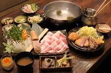 Shabu-shabu and Pork cutlet course【10ppl～】