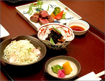 国産牛ステーキ膳100ｇF