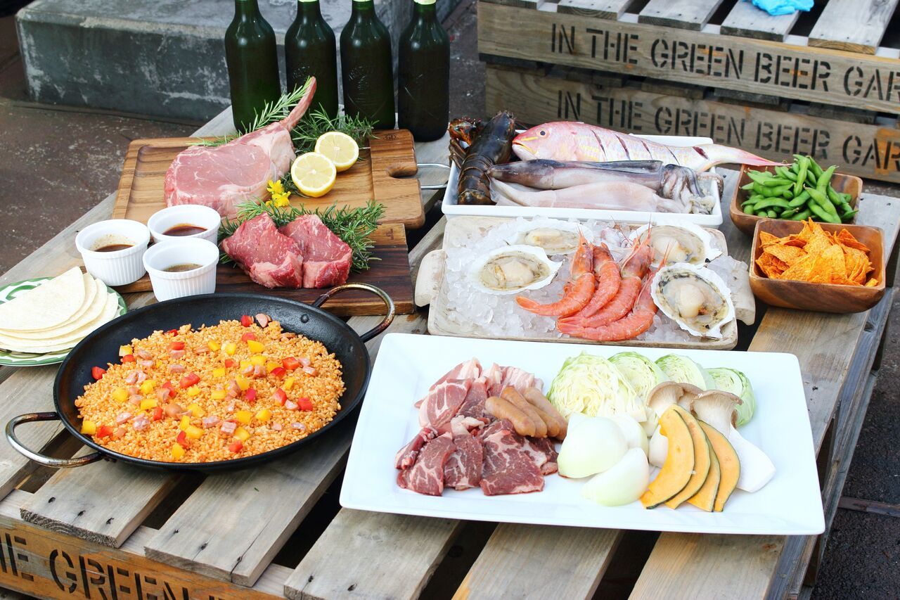 [飲み放題90分付] SEASIDE BBQ PLAN