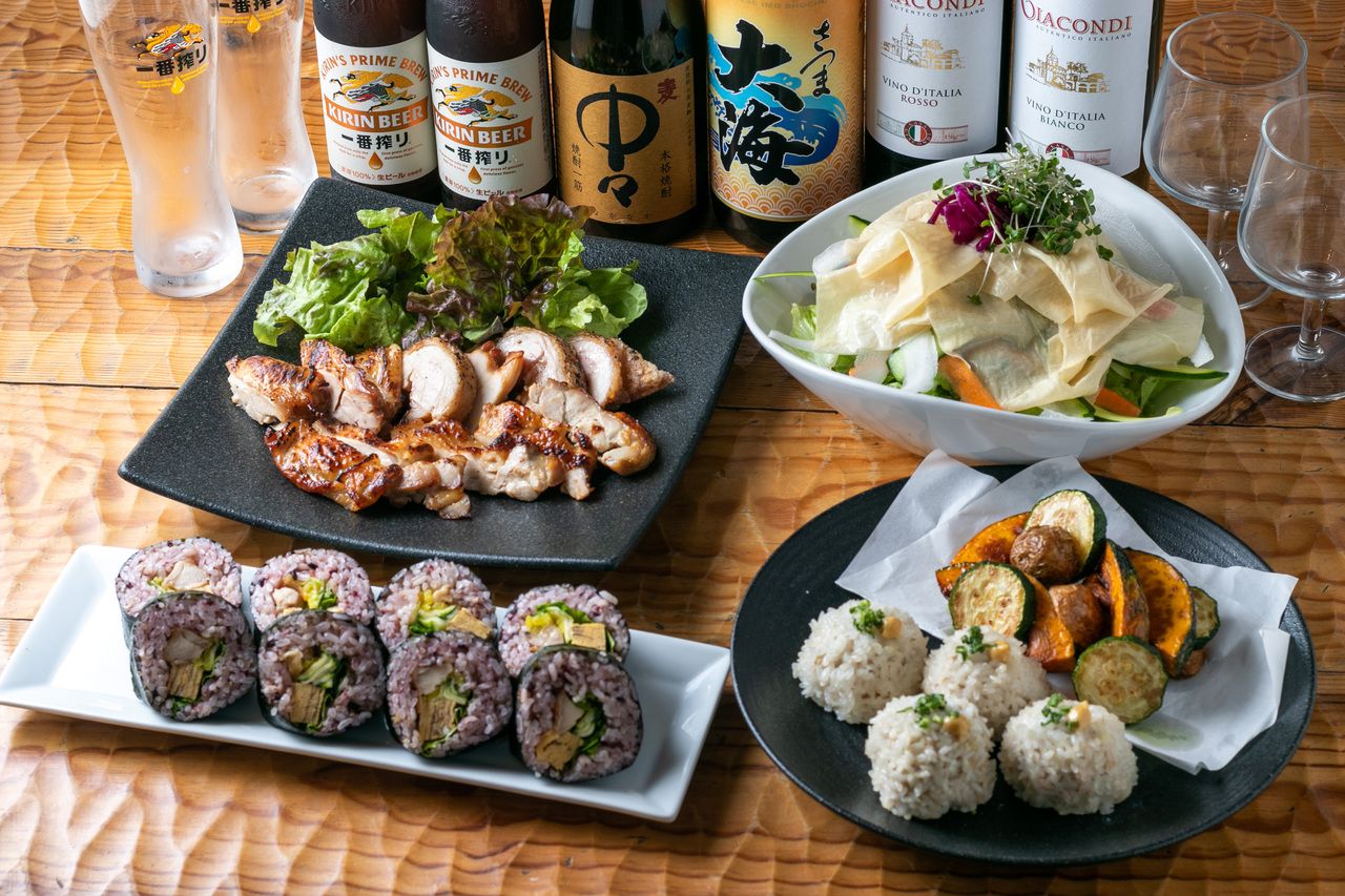 【２時間飲み放題付き】気軽にみんなでワイワイと！アスショク宴会カジュアルプラン全５品