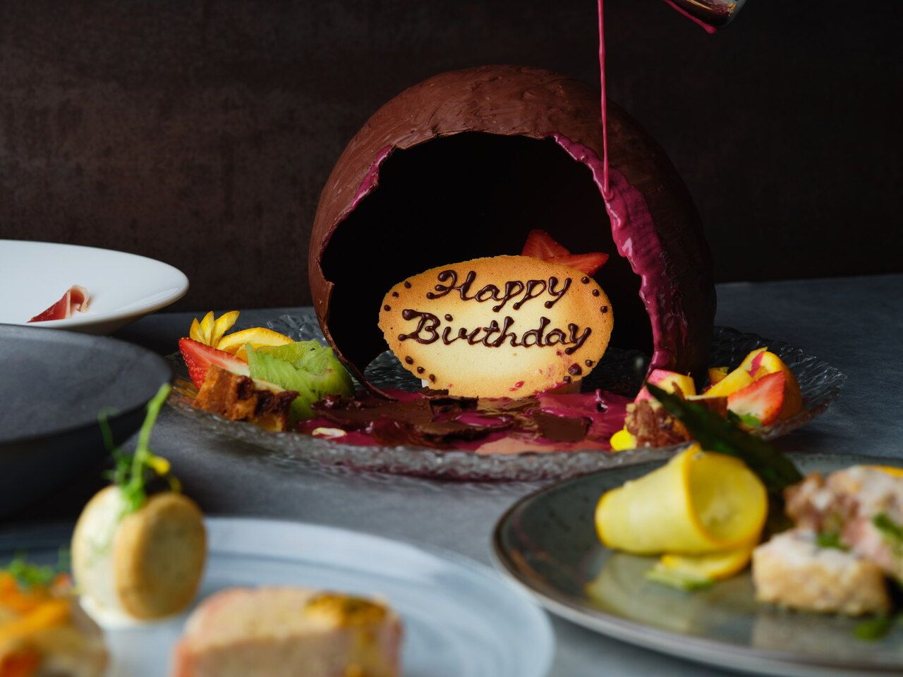 【emu～エミュ～】チョコドームを溶かしてサプライズ 記念日やアニバーサリーに＜全8種＞