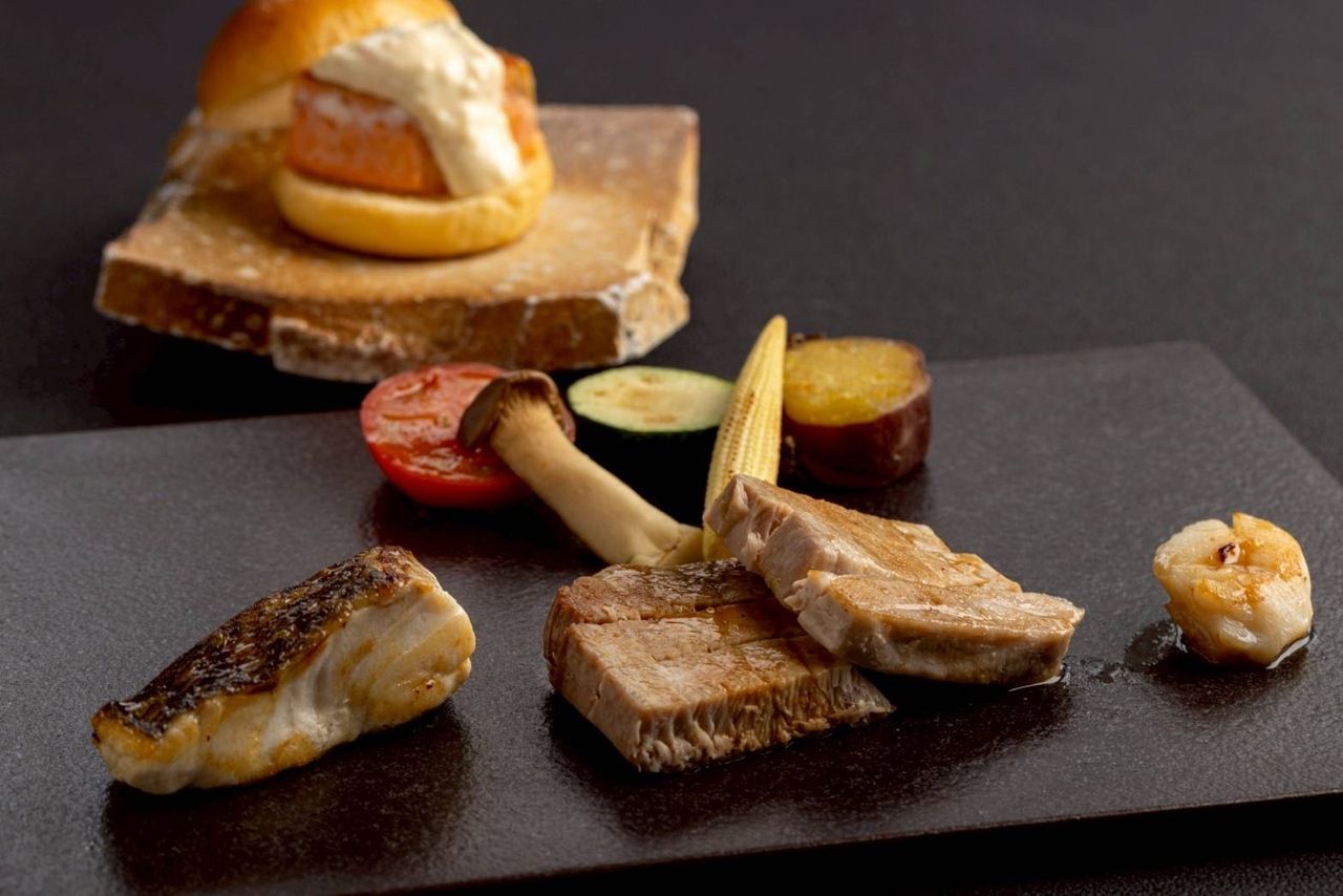 ④Seafood grill course