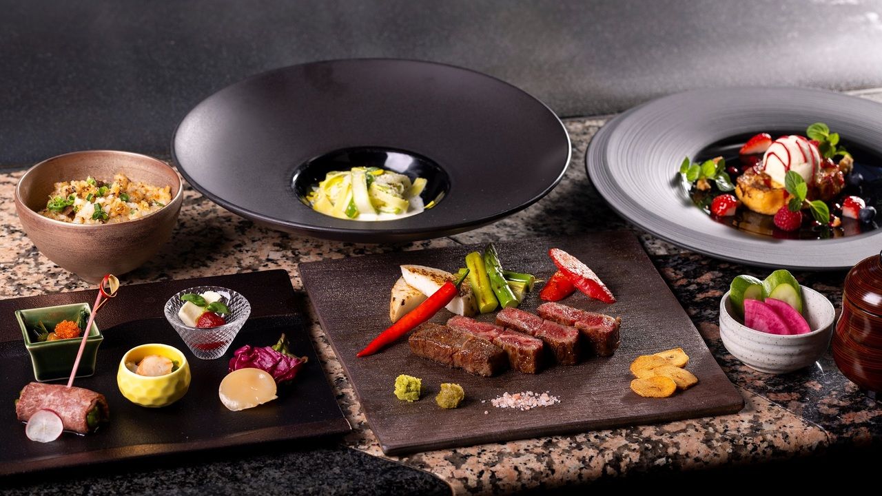 －Ruri－ Kobe beef loin Teppanyaki Course