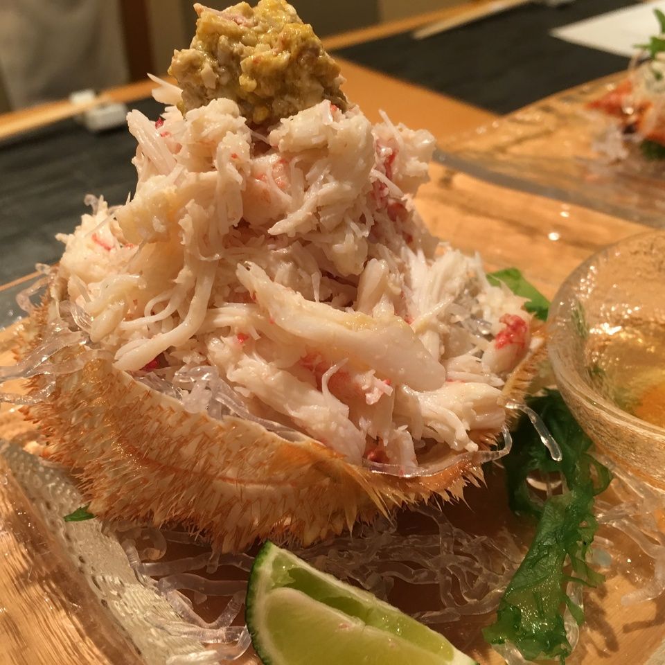 【Dinner】 Omakase meal + Hair crab