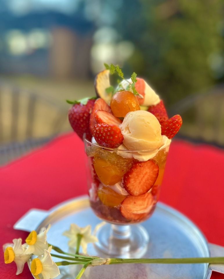 Freshly picked farm blueberry parfait (special size)