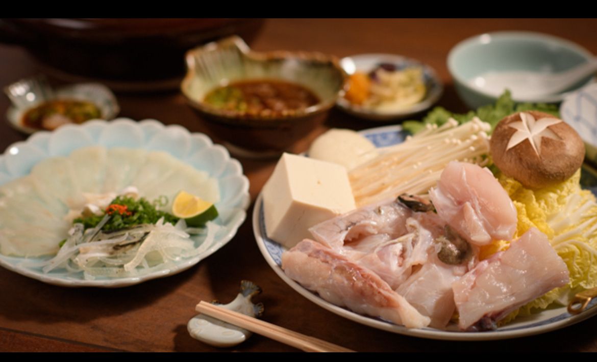Recommended course: Hana Regular size sashimi, Hibana and tetchiri etc.