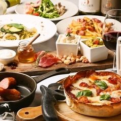 【歓送迎会！飲み放題付き】BeNe自慢のシカゴピザとソーセージグリルのWメイン　プラン