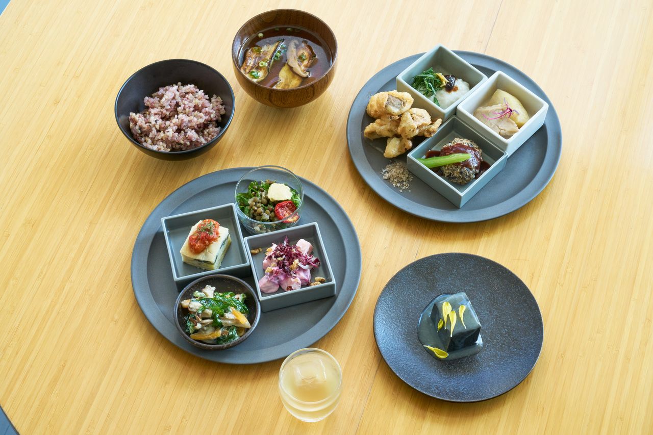 【DINNER】乾杯スパークリング付き ベジミールコース　【窓側優先】