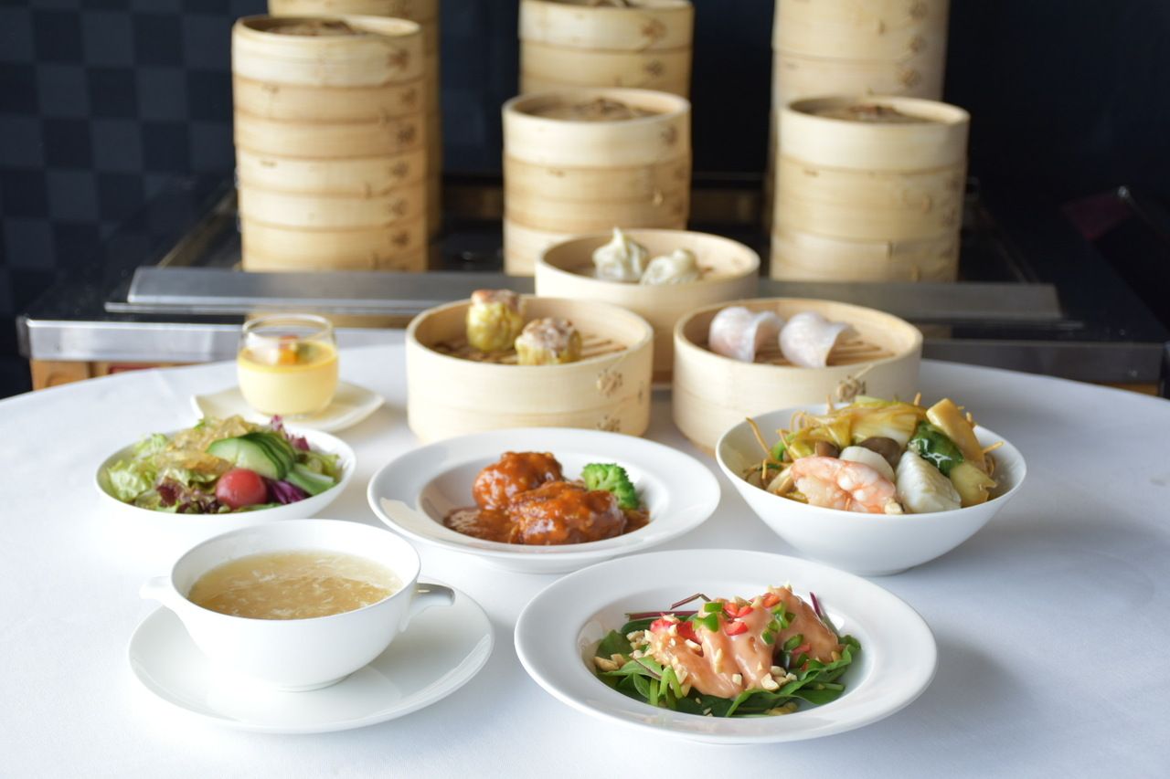 🔷Online prepayment discount🔷 Lunch set with all-you-can-eat dim sum 🍺 One drink included