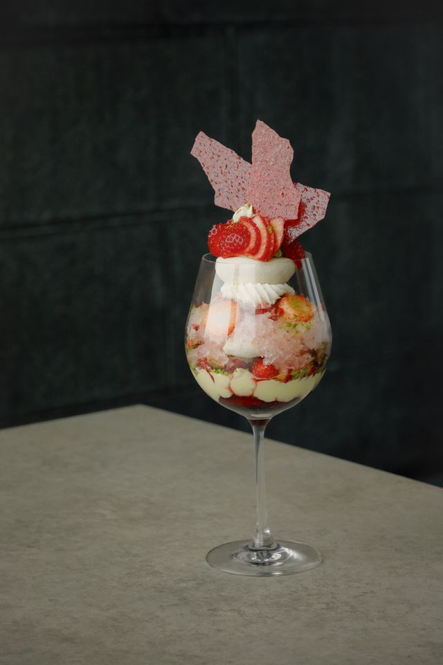 Strawberry ＆ Pistachio Parfait