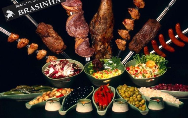 [90 minutes all-you-can-eat] Churrasco course and daily buffet ◆ A hearty plan where you can enjoy sirloin, rump, grilled pineapple, and more (5,500 yen excluding tax)