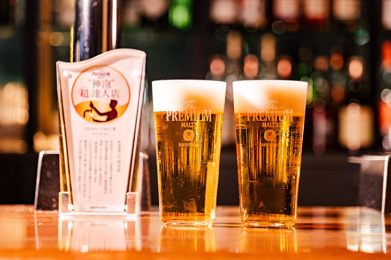 Certified Super Awa Master! Free-flow drinks including Suntory The Premium Malt's. [Food can be ordered separately on the day.]