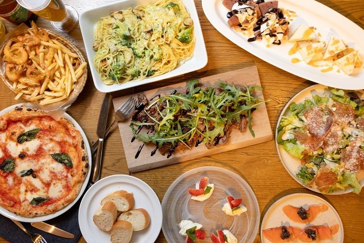 From March 10th: [LUXURY Party Plan] Includes 10 dishes including pasta, pizza, and beef steak as a main course, plus 120 minutes of all-you-can-drink (last order 30 minutes before closing)