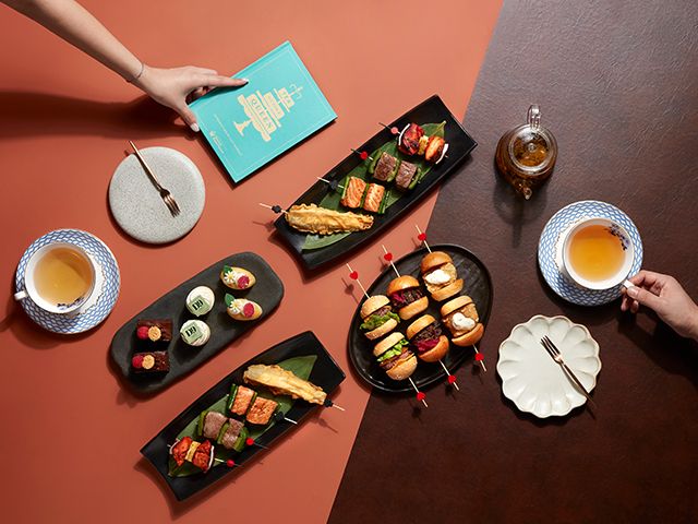 Skewers & Sliders Stack (Sat & Sun) at $54++ for 2 Persons