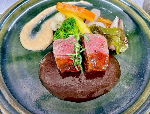 Chef's carefully selected Wagyu beef fillet steak course