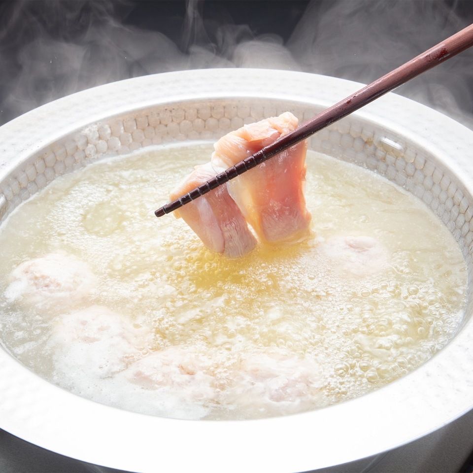 Mizutaki hotpot course