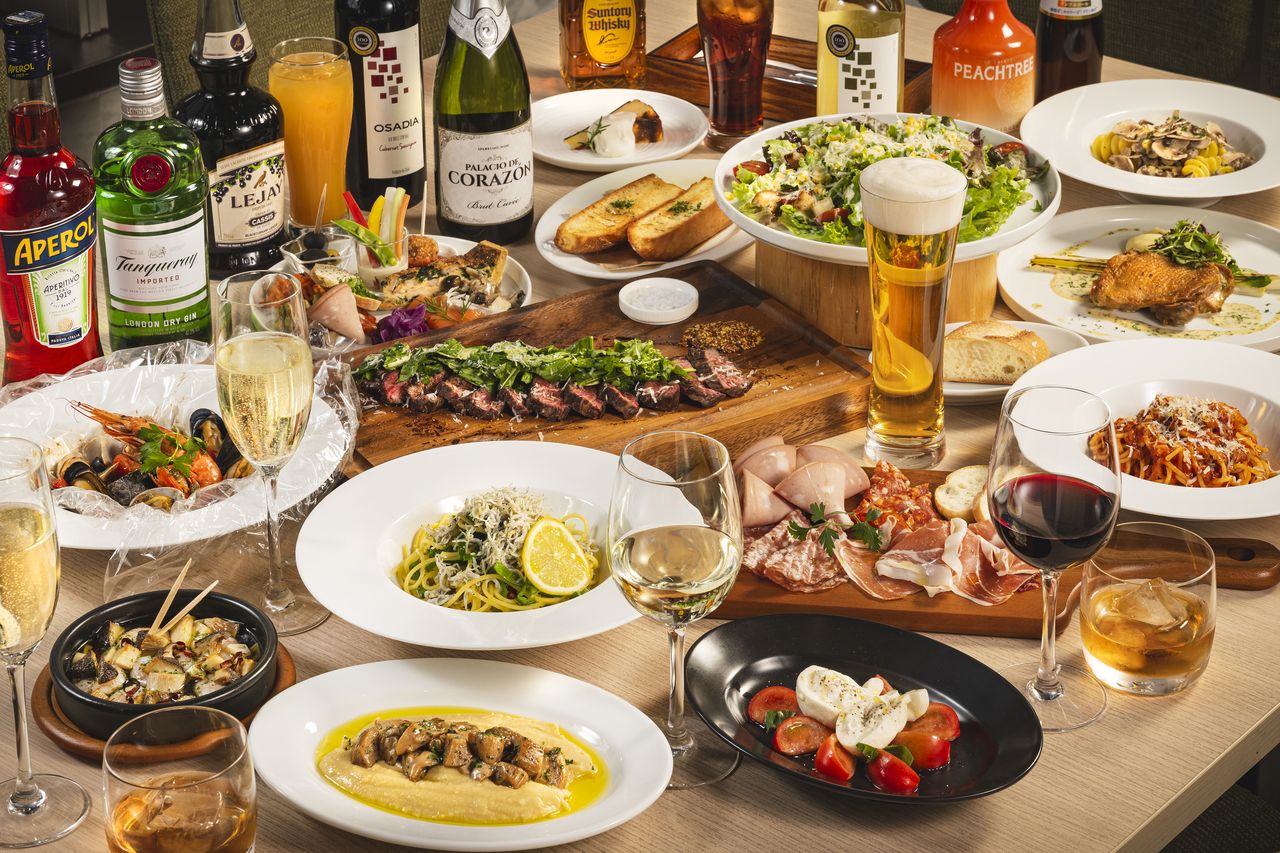 Party plan: 7 dishes