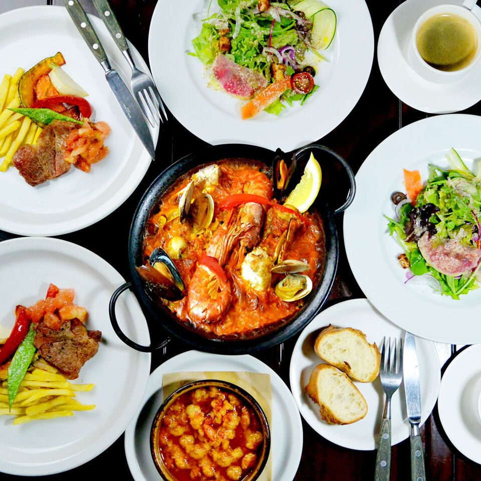 [Lunch] Online reservation only price ★ La Bodega course (weekdays only, includes seasonal fruit cocktail)