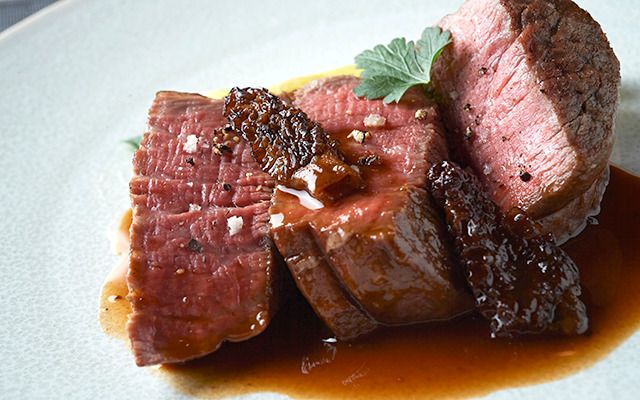 Specially selected Wagyu beef fillet course