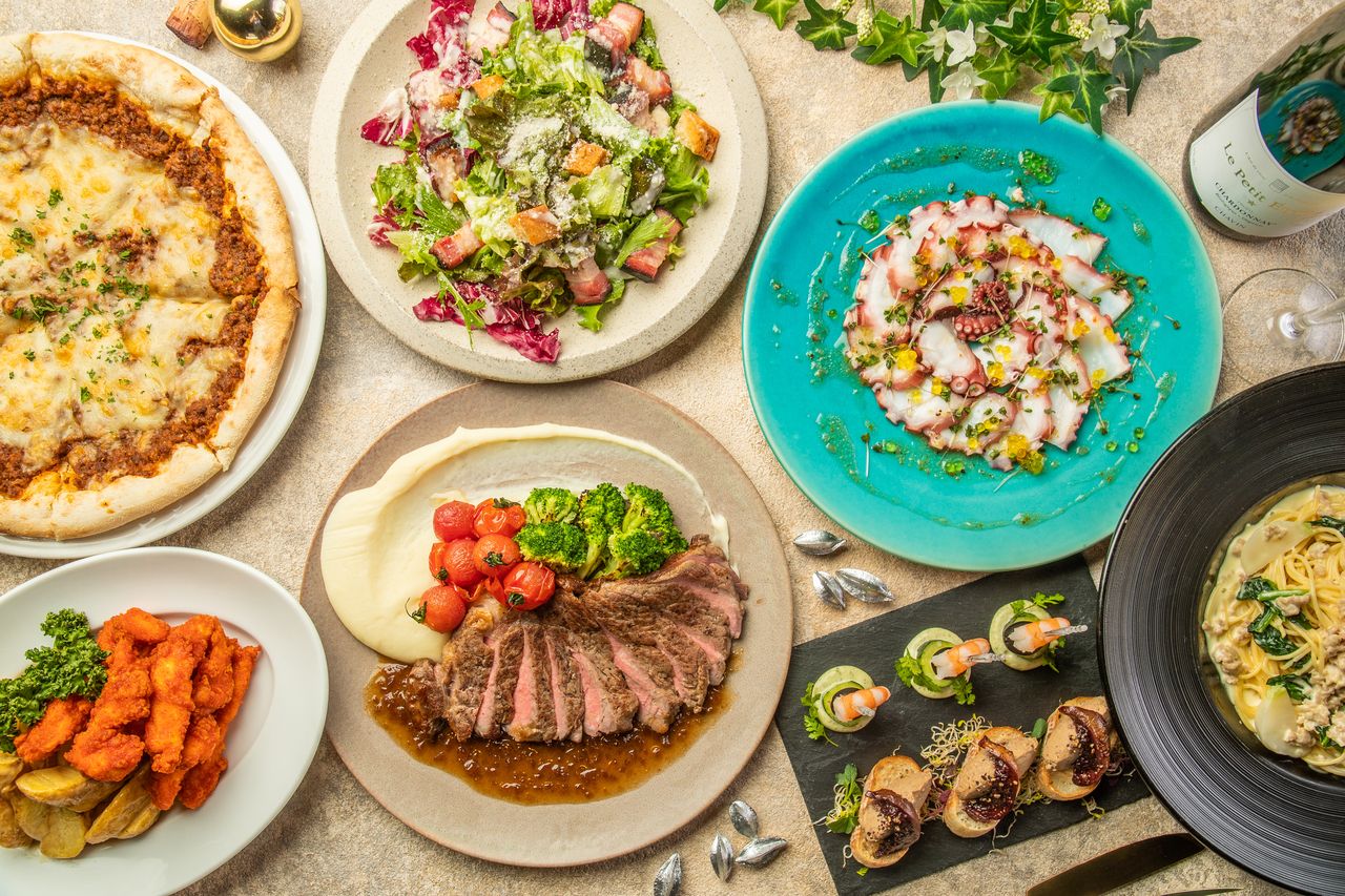 『ダーツ＆卓球個室』忘新年会エクストラ(10品2時間飲み放題付)