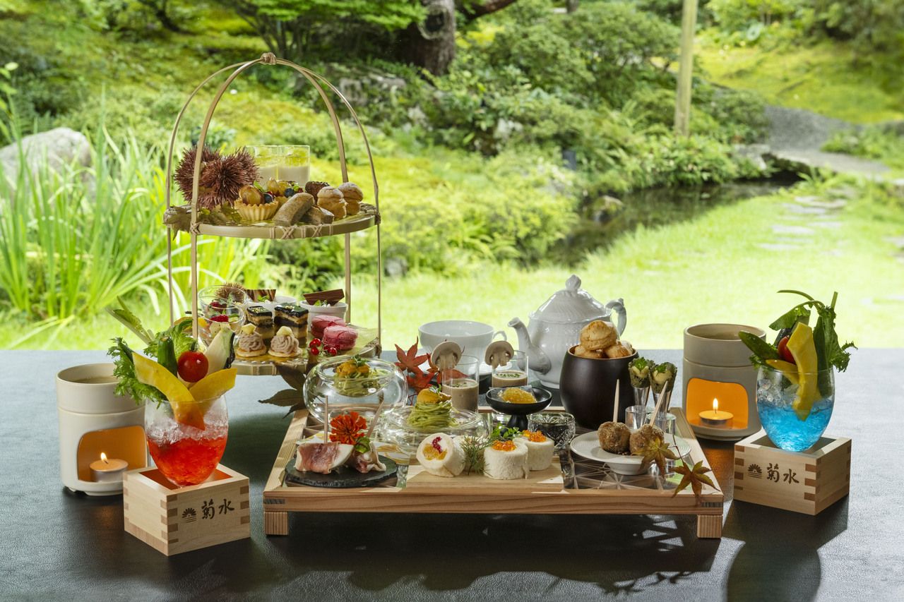 ◆Tea◆【Afternoon Tea — “Sanshi-Suimei (山紫水明)”】(Private room guaranteed)
