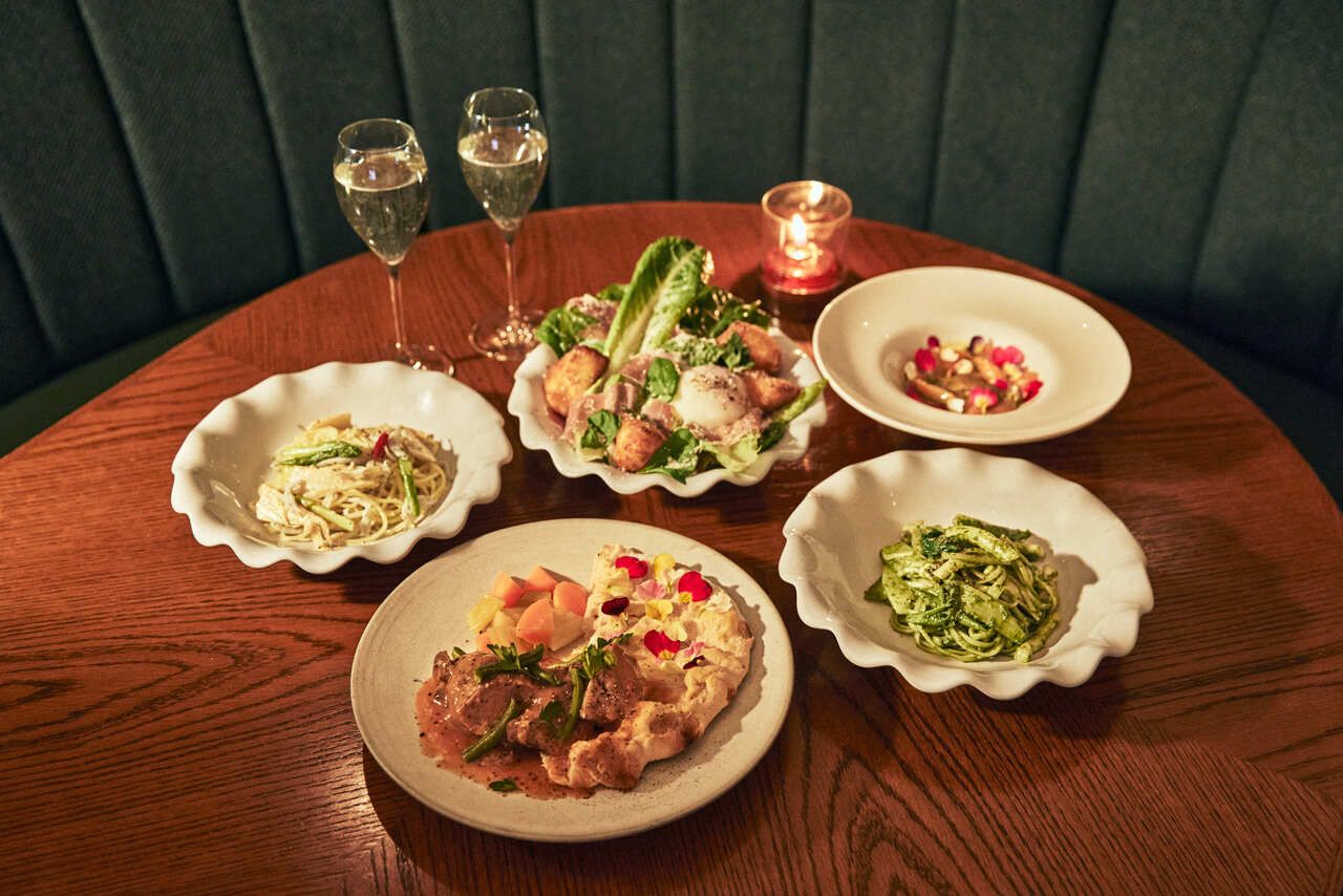 【SPRING Special Course】つくりたてフレッシュチーズと生パスタ、選べる特選メインなど全6品フルコース