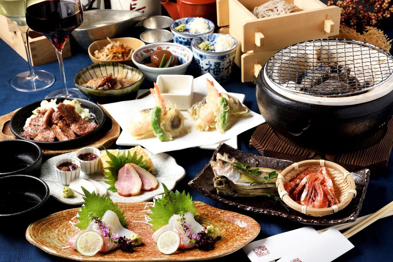 ★忘年会・新年会におすすめ！当店自慢のお蕎麦で〆る！蕎麦前コース★ 2時間飲み放題付　 6000円