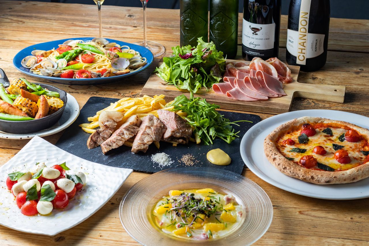 【包含2小时畅饮】采用时令食材的经典休闲套餐