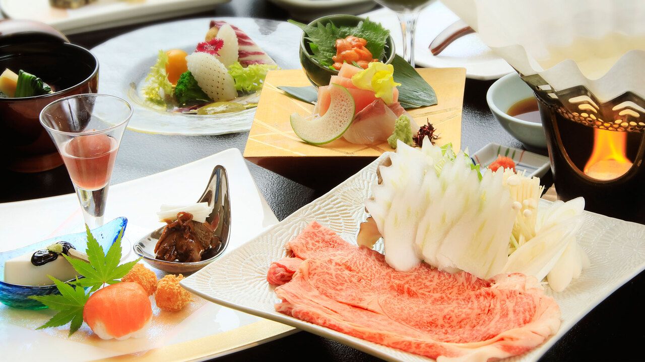 Kaiseki course centered on Shinshu beef shabushabu — IRODORI: Shinshu Beef shabu-shabu
